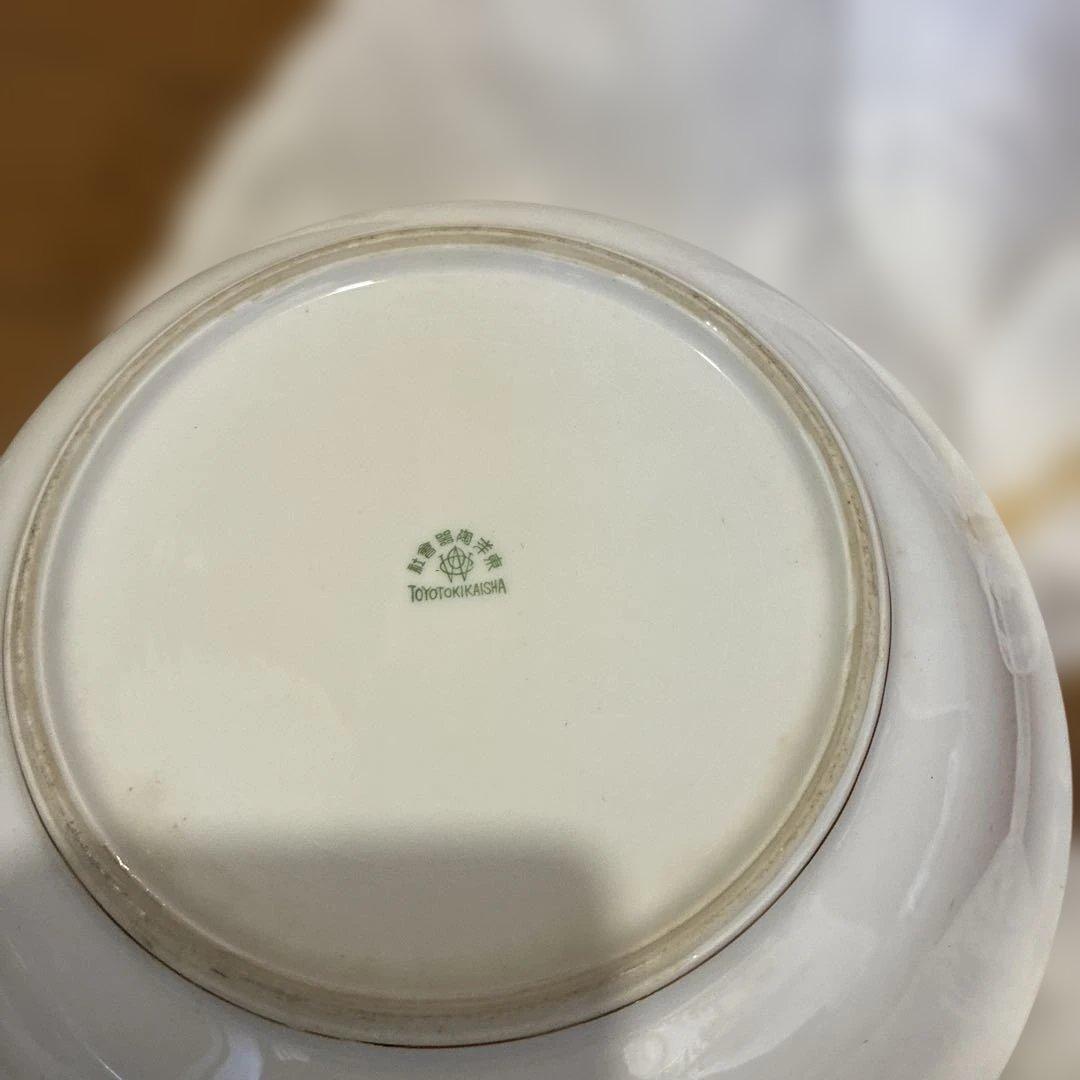 アンティーク　オールド陶東　東洋陶器會社 戦前 OCW印 ボウル　鉢　ラスター彩