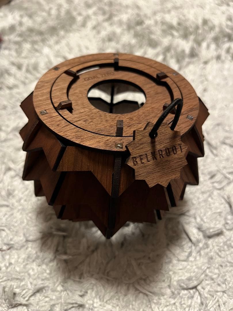 新品未使用 BELKROOP 木製ランタンアクセサリー