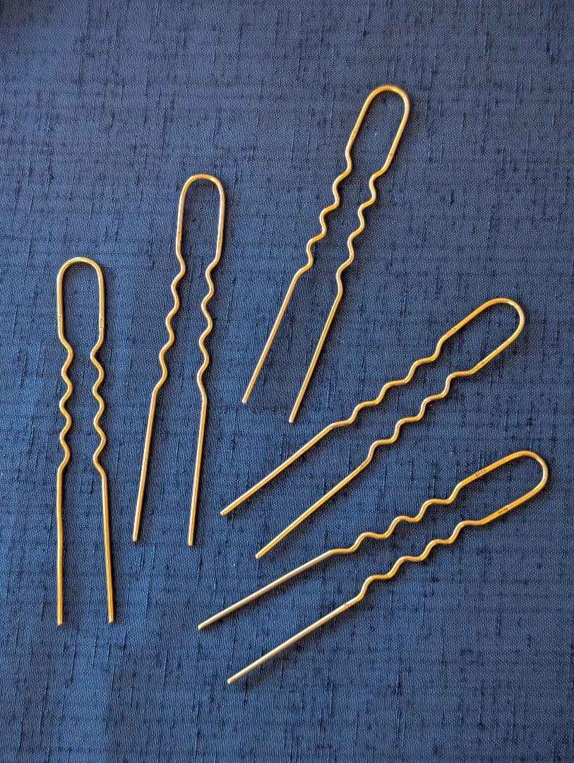 ヘアピン 5本セット　K18　刻印あり　16.9g　昭和　アンティーク　18金