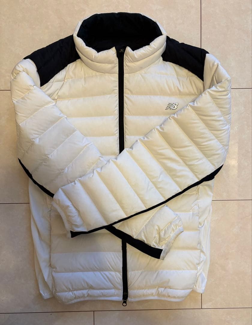 New Balance ゴルフダウンジャケット　白