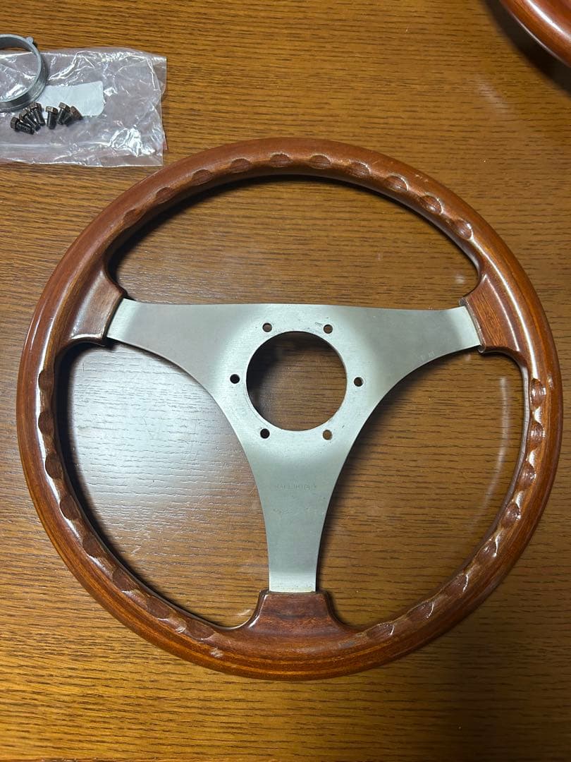 パーソナル マンタ3 マンタ4 2本セット ウッド ステアリング ハンドル 美品