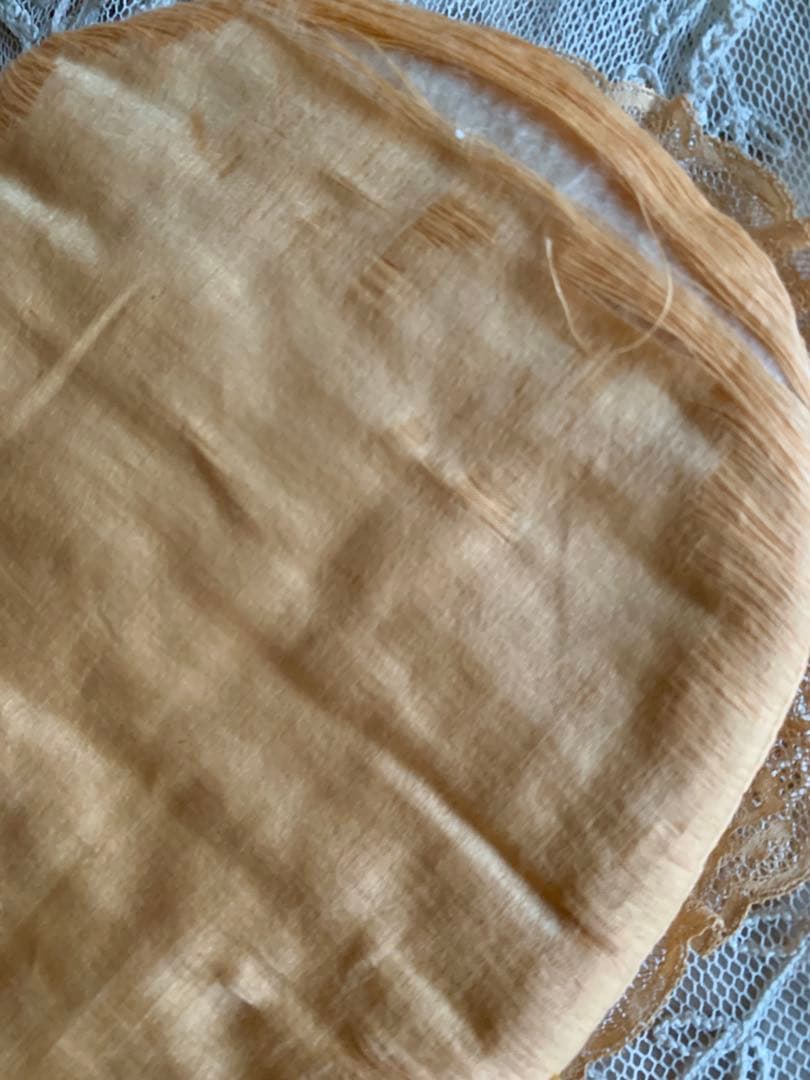 アンティークシルクハンキーケースロココモチーフ※フランス※アメリカ