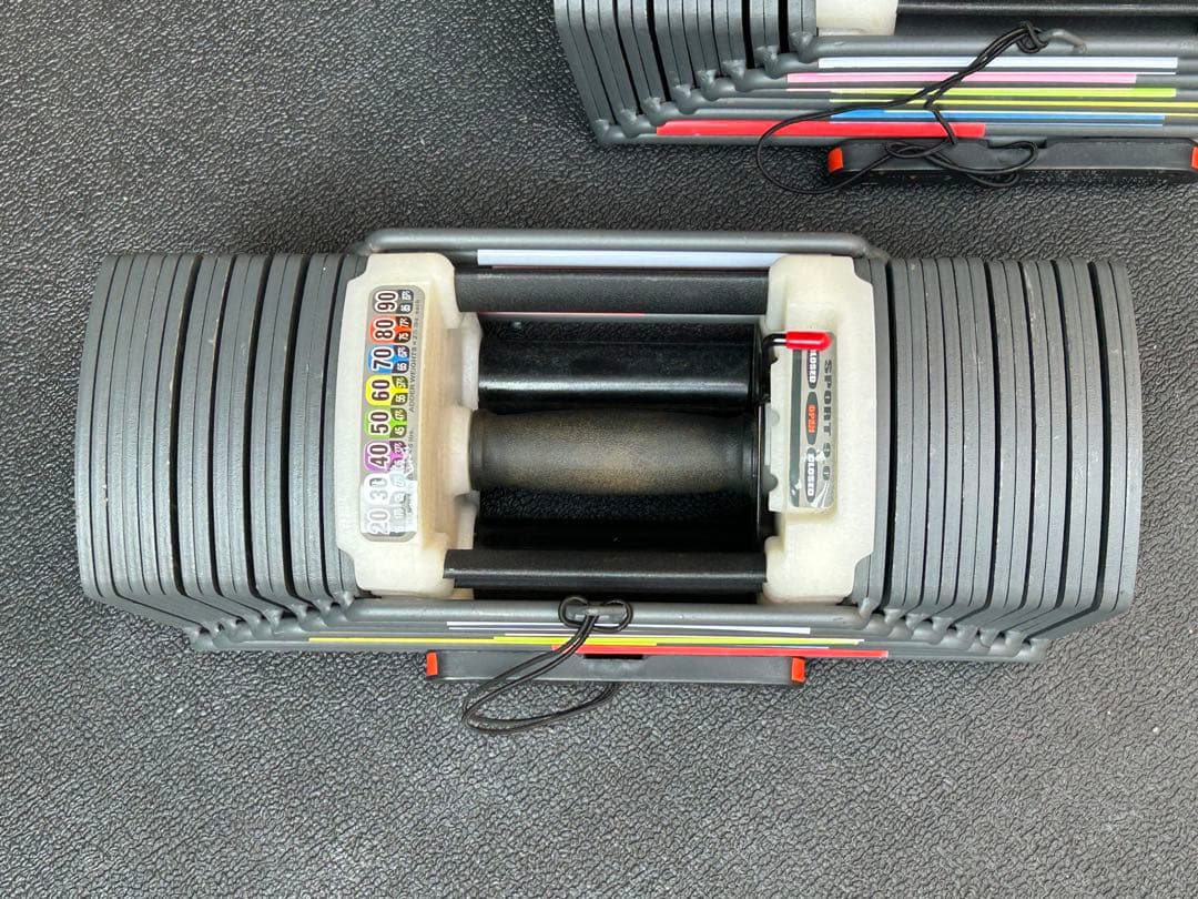 パワーブロック　ブロックダンベル　90ポンド　約41キロ　2個セット　可変式