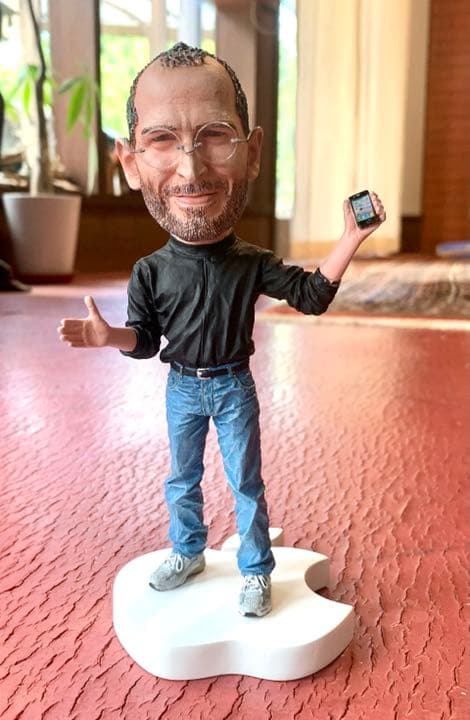 【送料無料！】スティーブ・ジョブズ フィギュア 非公式 香港製 超激レア!!!