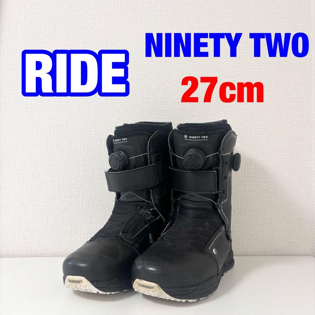 RIDE 92 Ninety Two スノーボードブーツ ブラック 27cm
