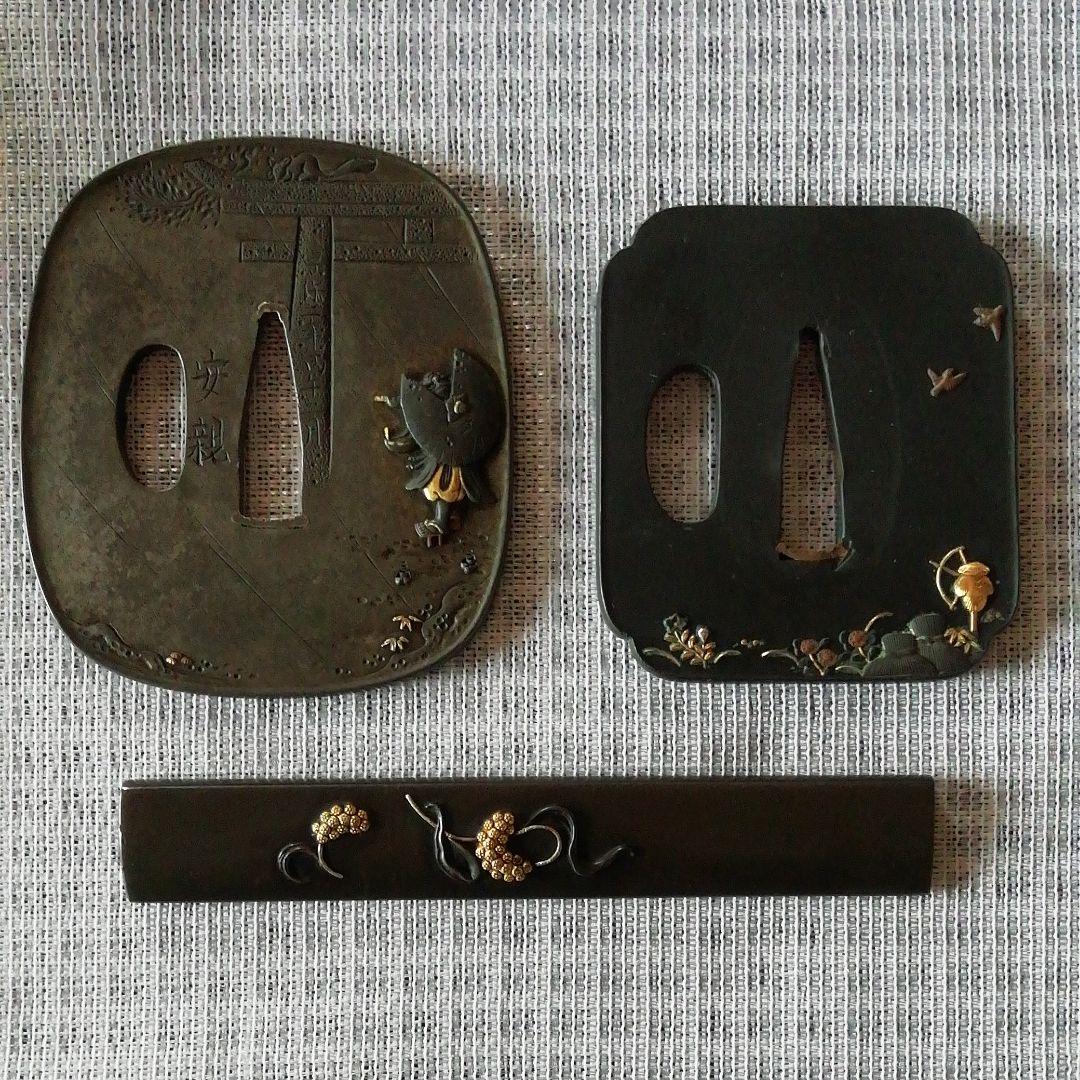 金工鍔と小柄のセット