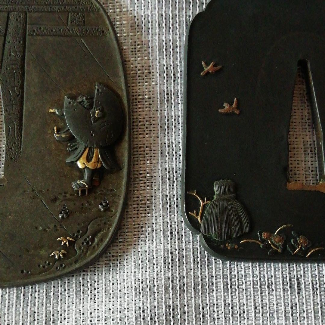 金工鍔と小柄のセット