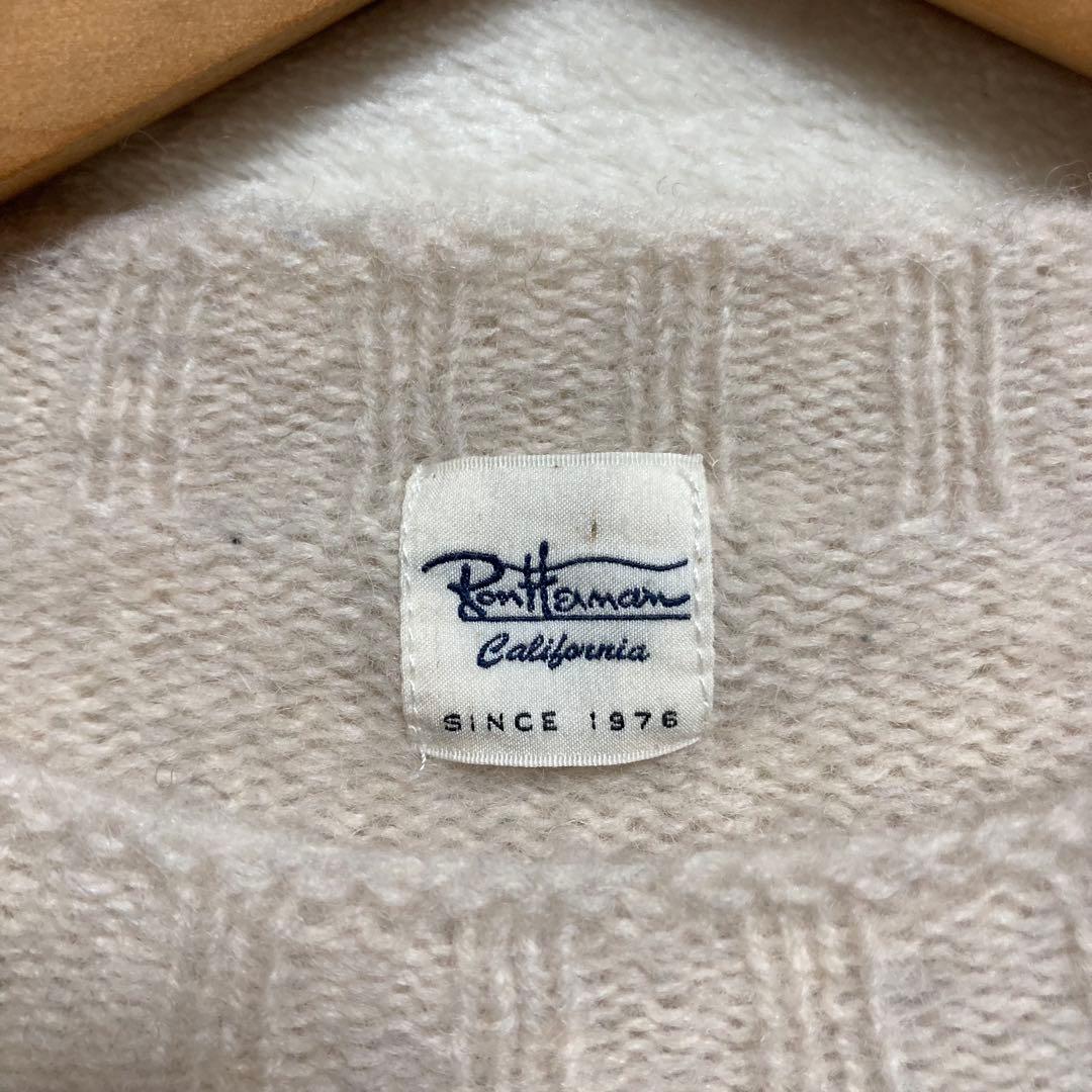 美品 ロンハーマン ウールニットセーター アイボリー M