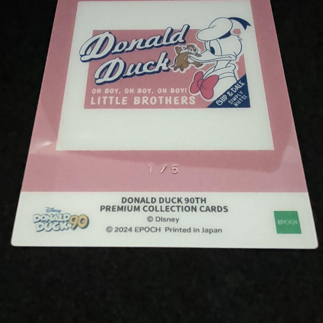 ドナルドダック90周年プレミアムコレクションカード29Pホロスペクトラ世界5枚限