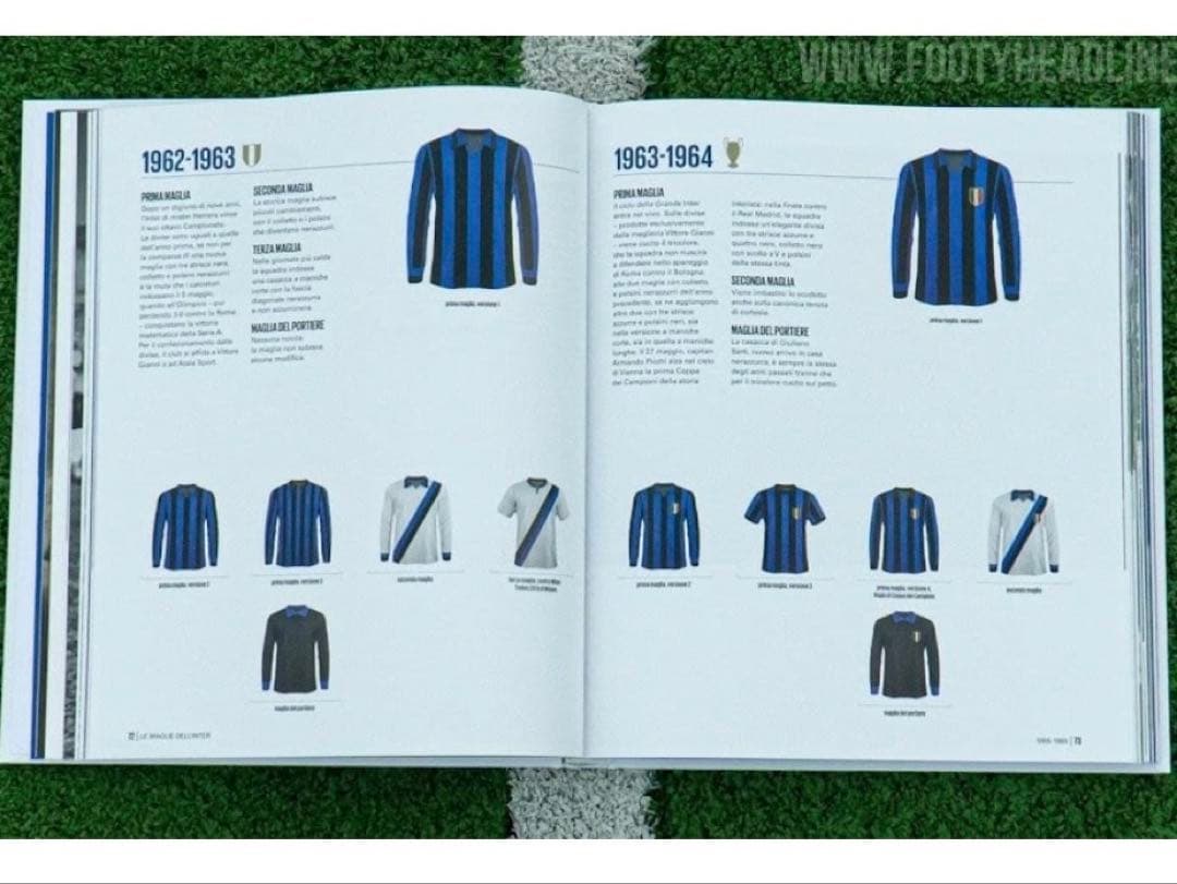 未開封THE JERSEYS OF INTER 2023 インテル ジャージ事典