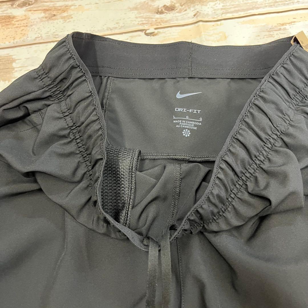 ナイキ　ランニングシャツ・ショーツセット　黒/黒　L 新品