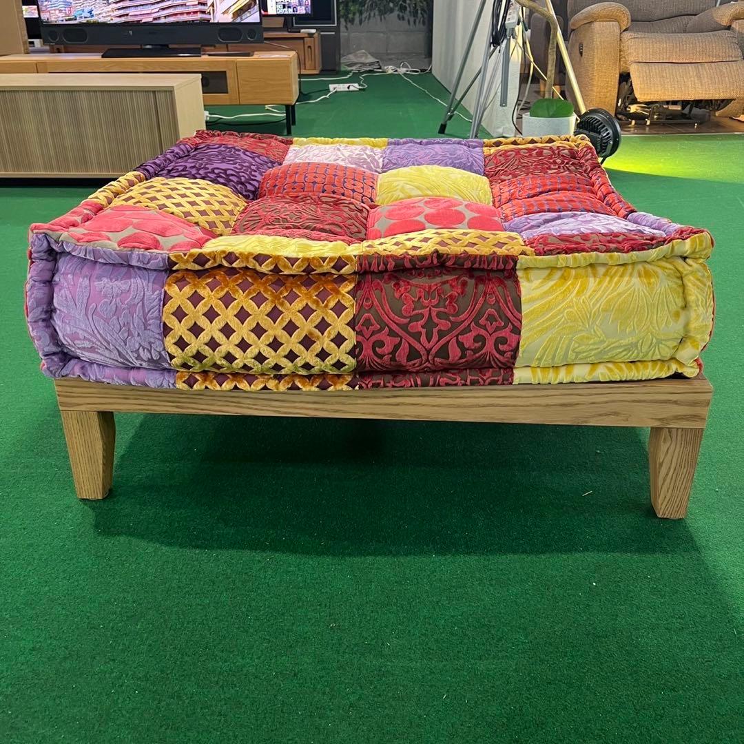 a.depeche ローテーブル オットマン パッチワーク I029