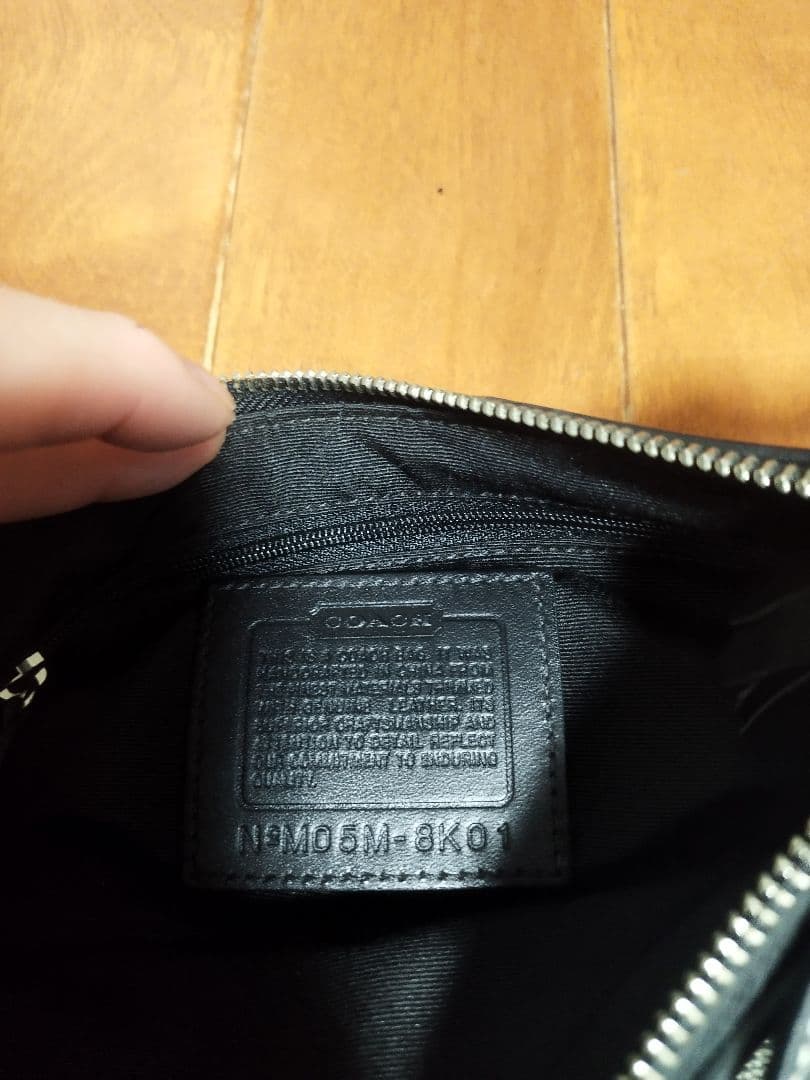 COACH フラワーパターン ハンドバッグ