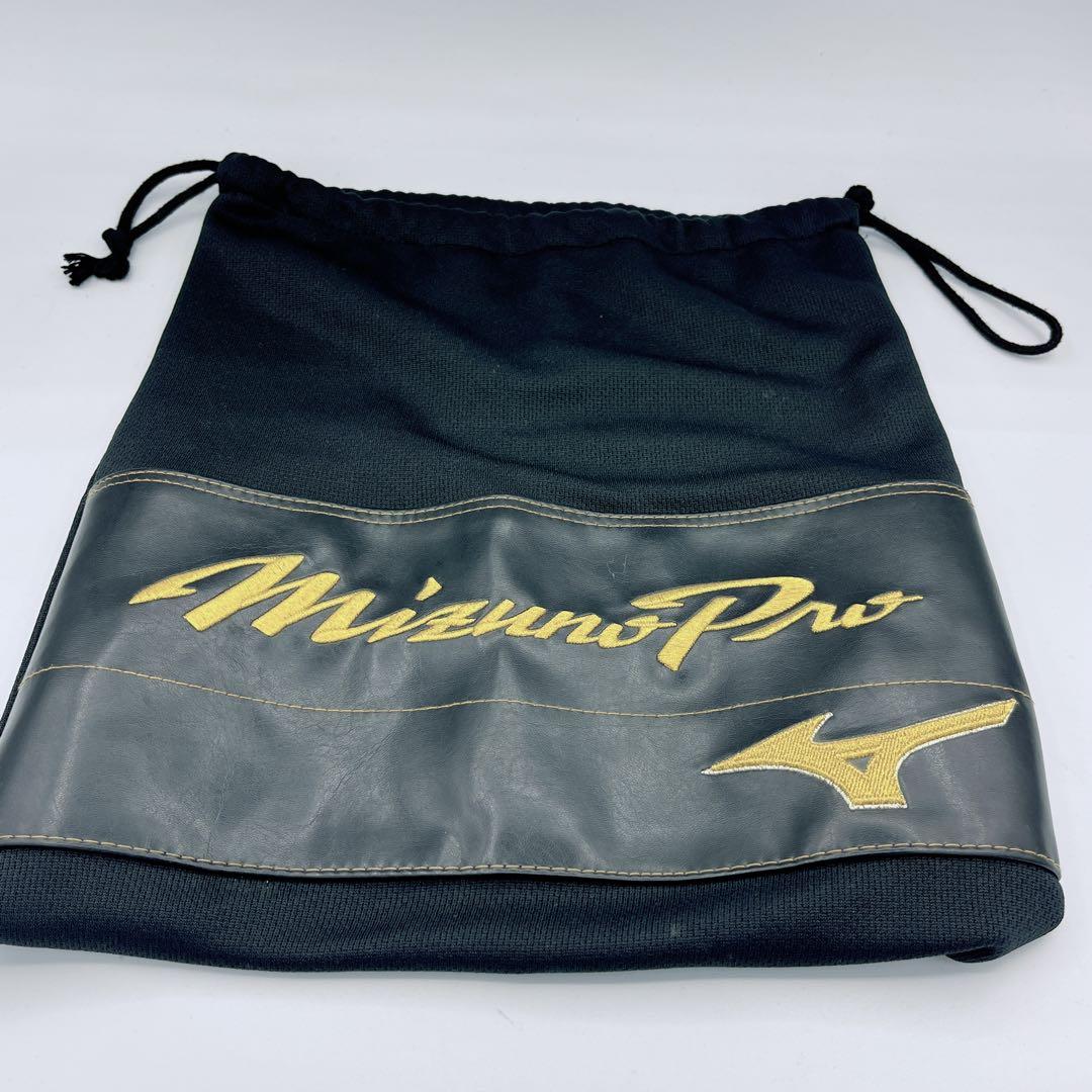 Mizuno Pro 軟式グローブ 22モデル投手用 クリーム色 収納袋付き　左