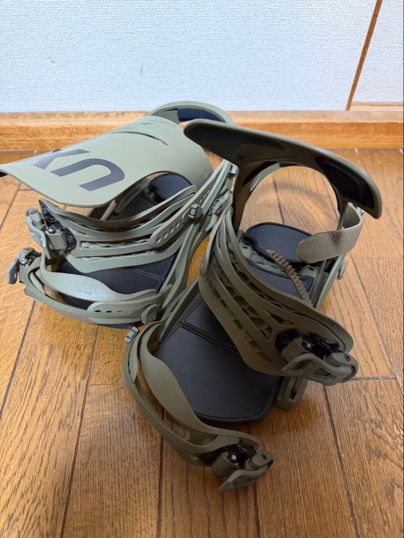 FLUX スノーボードビンディング オリーブ　L