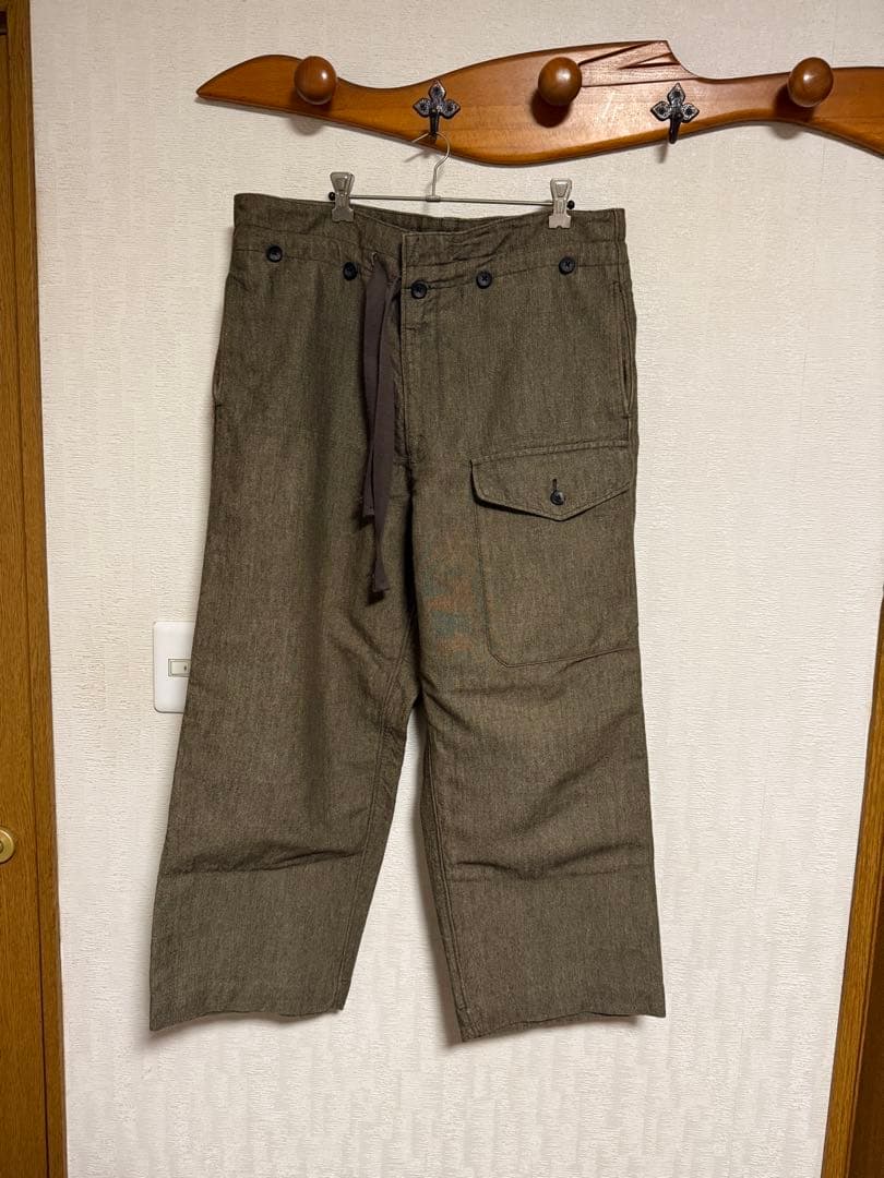 【サイズ7裾上済】sus-sous overall setups ブラウン