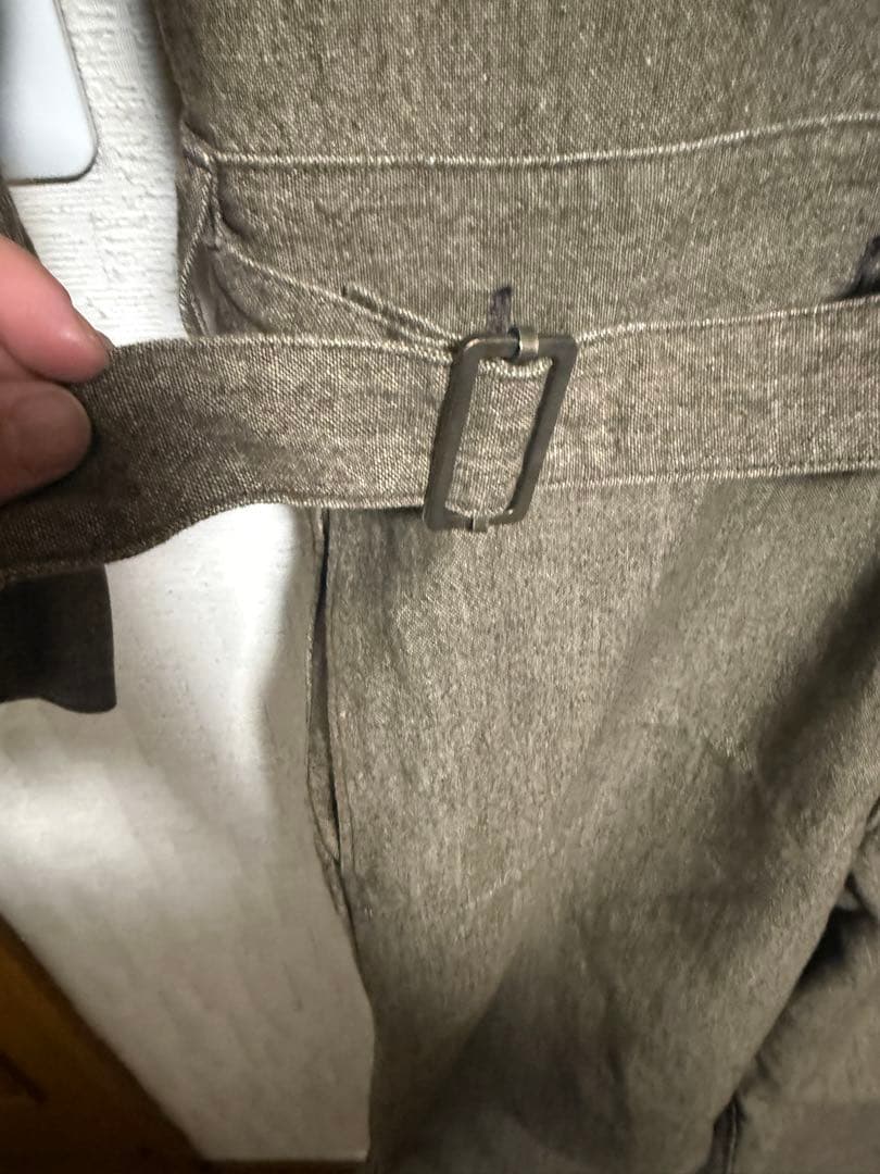 【サイズ7裾上済】sus-sous overall setups ブラウン