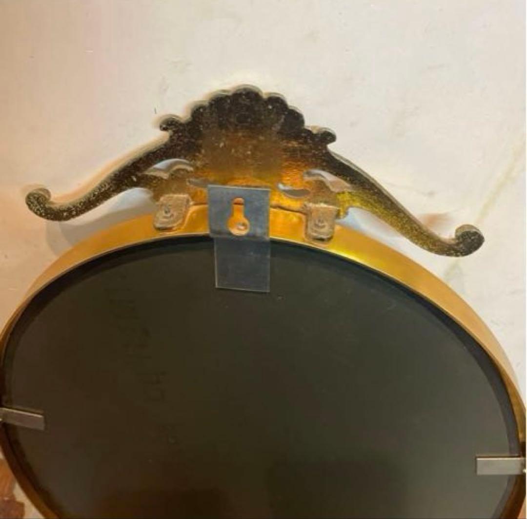 美品　ヴィンテージ　ウォールミラー　壁掛け鏡　雰囲気ある　飾りやすいサイズ