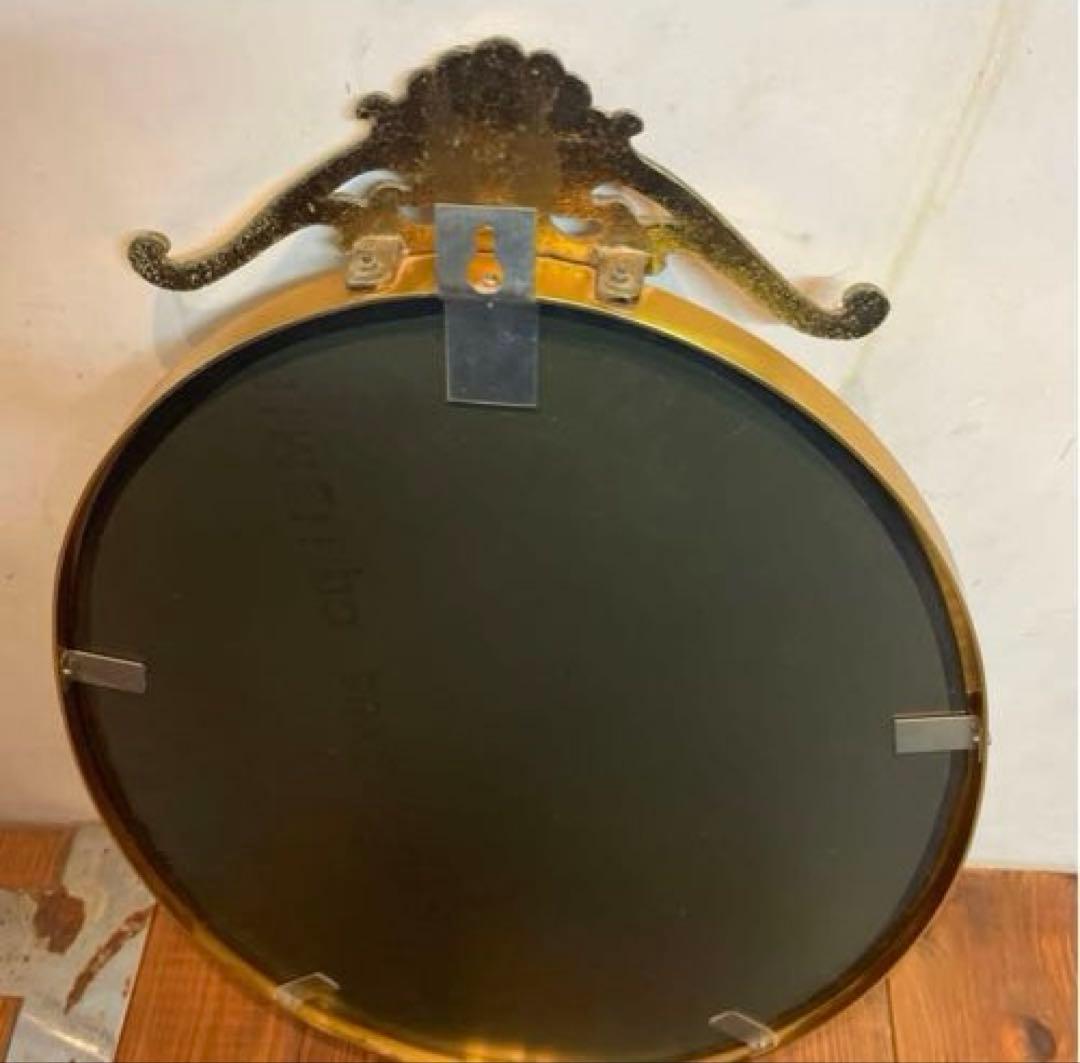 美品　ヴィンテージ　ウォールミラー　壁掛け鏡　雰囲気ある　飾りやすいサイズ