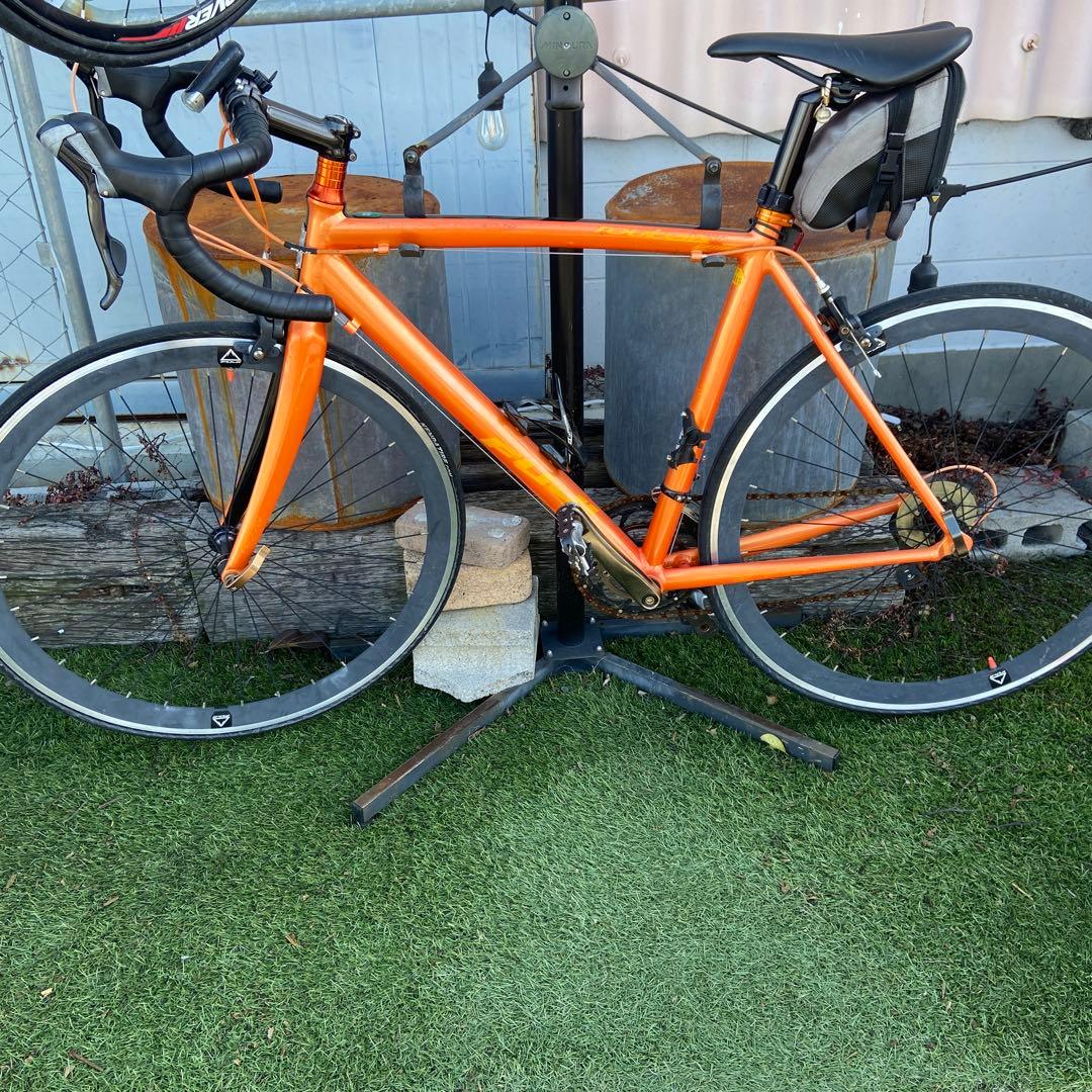 FUJI ROUBAIX CUSTOM⭐️ロードバイク　オレンジ　【3612】