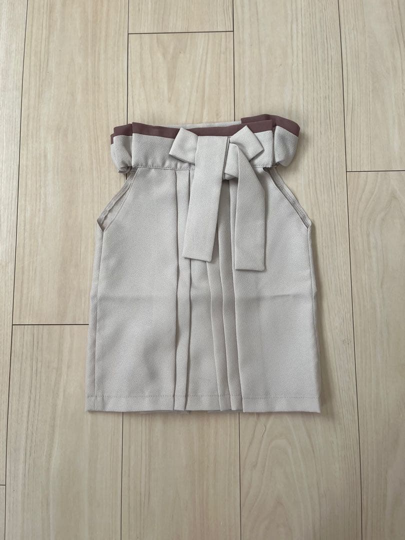 E*＊様 ベビー袴　女の子　tsukihana レン袴　ベビー着物　白　ホワイト