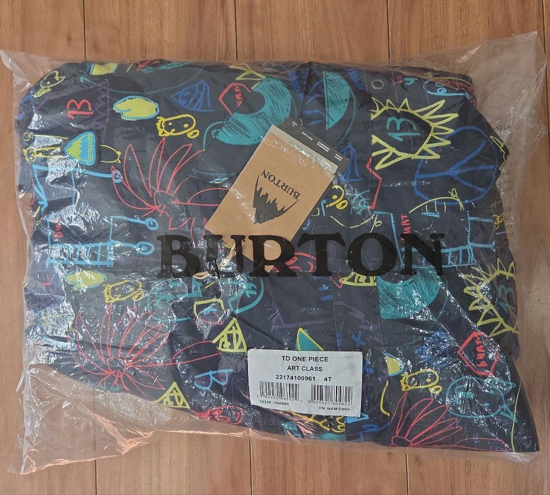 新品 バートン BURTON キッズ 100サイズ スノーウェア 4T つなぎ