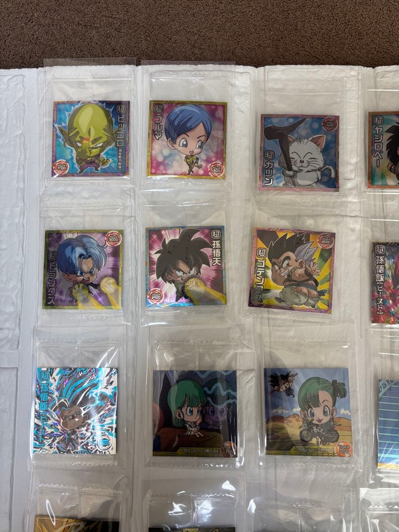 ドラゴンボール 超戦士 シール　ウエハース超-6 コンプリート