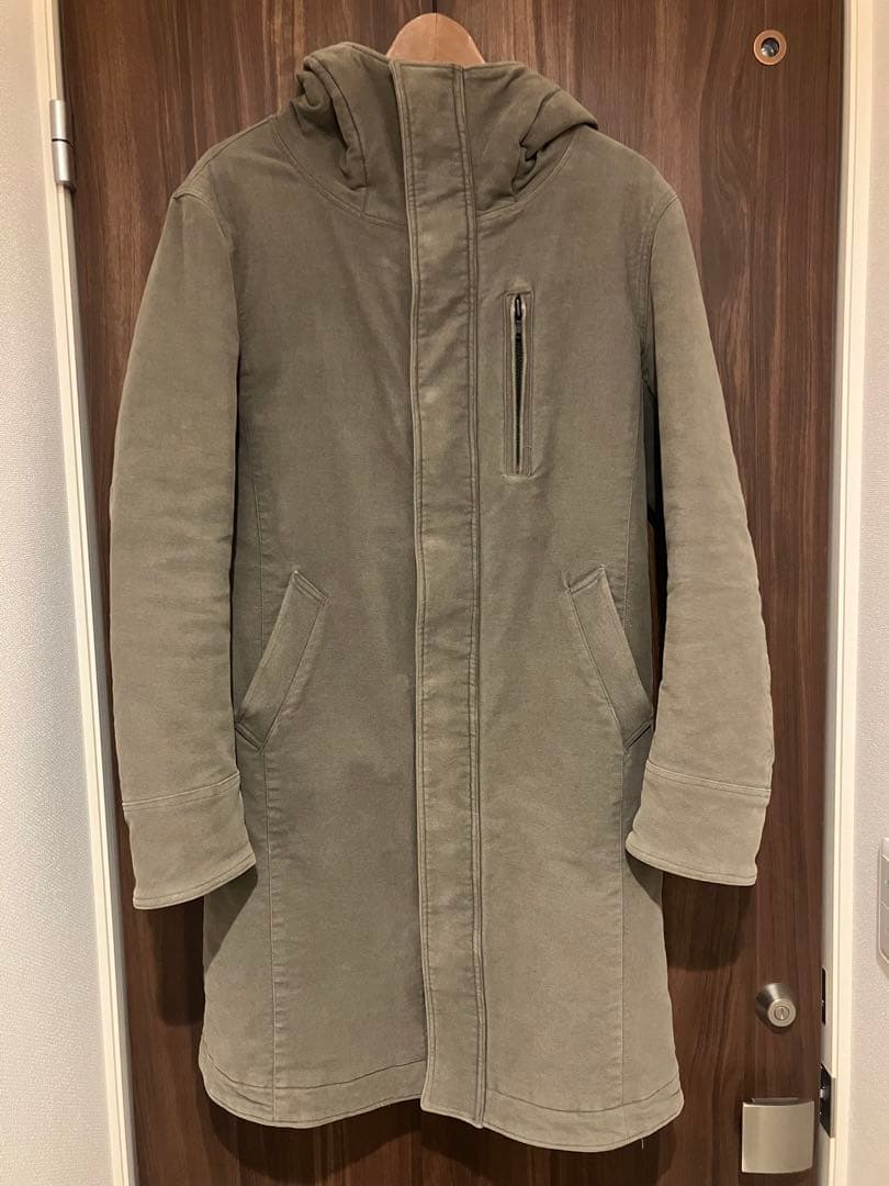 カーキ フード付き モッズコート