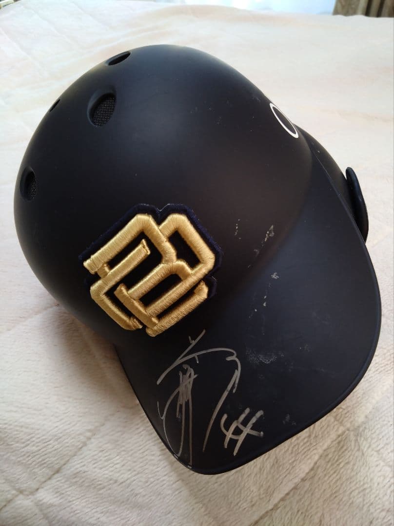 ORIX バファローズ 実使用 ヘルメット サイン入 頓宮裕真 ♯44
