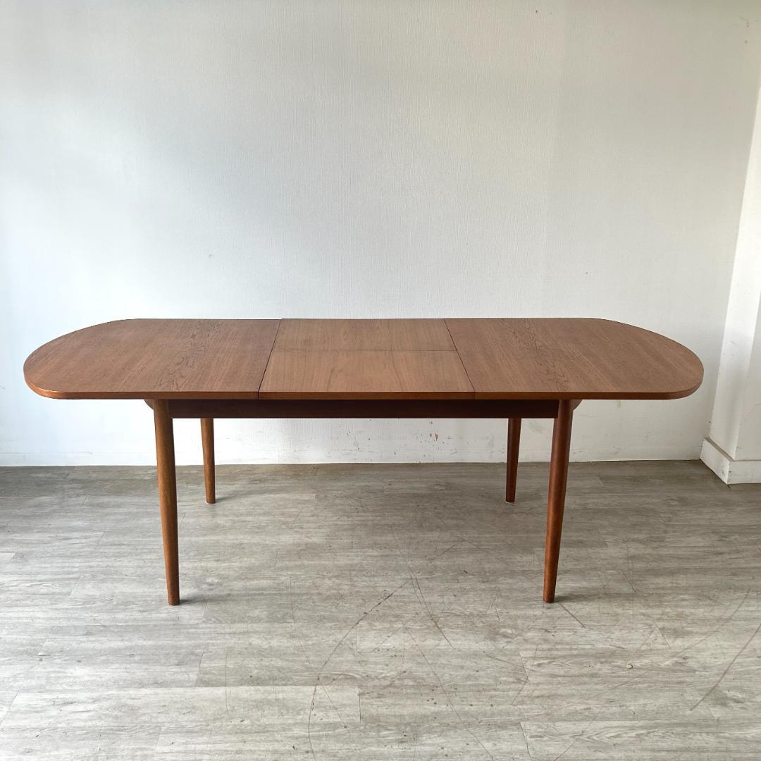 イギリス アンティーク家具 北欧 拡張 ダイニングテーブル 1960年 934A
