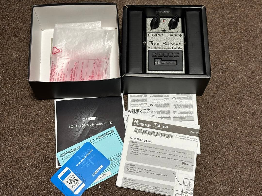 美品 BOSS TB-2W Tone Bender Waza Craft