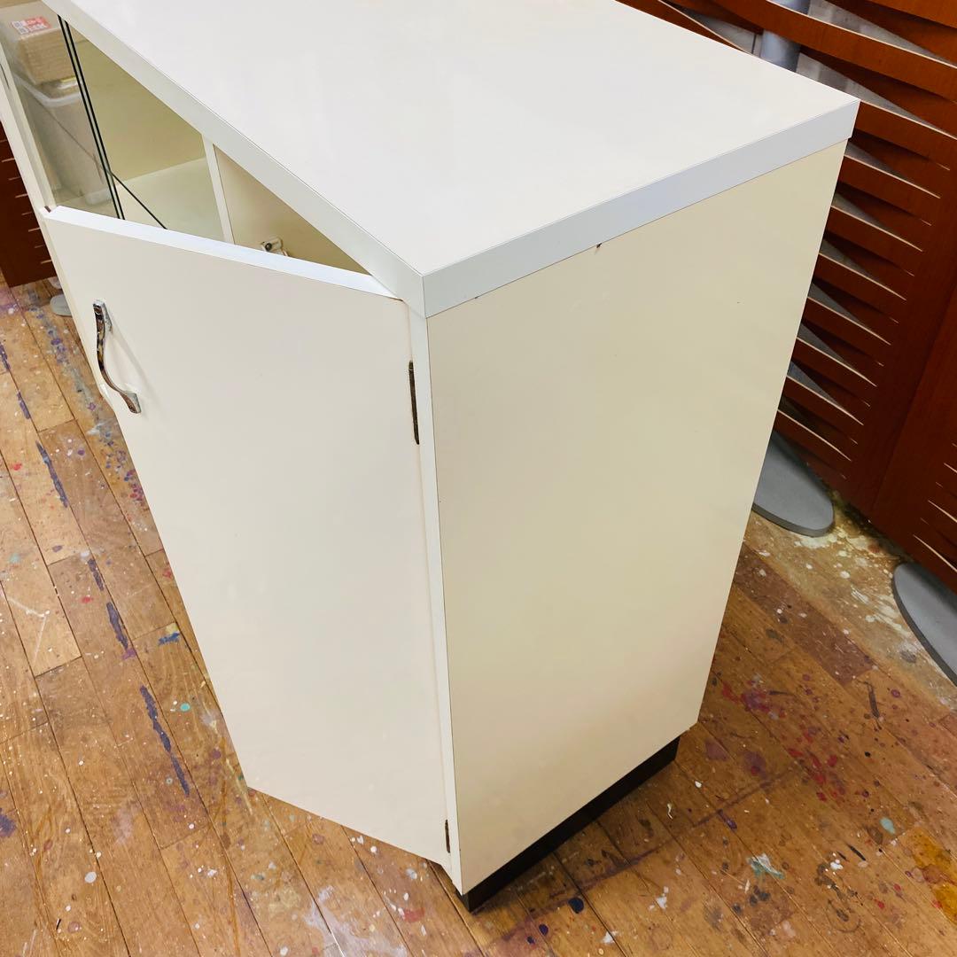 ショーケース 店舗什器 ディスプレイ 展示棚 飾り棚 店舗用レジ台 昭和レトロ