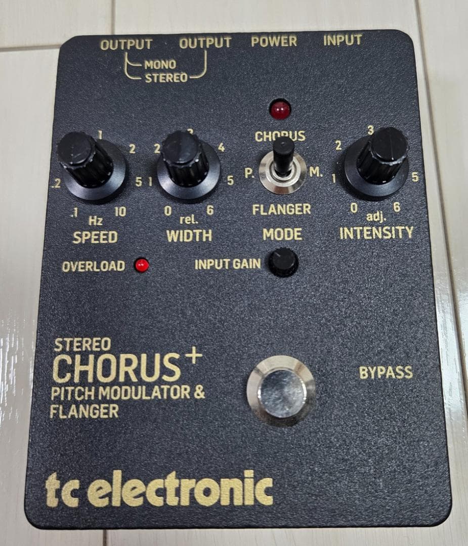美品 tc electronic SCF GOLD／STEREO CHORUS