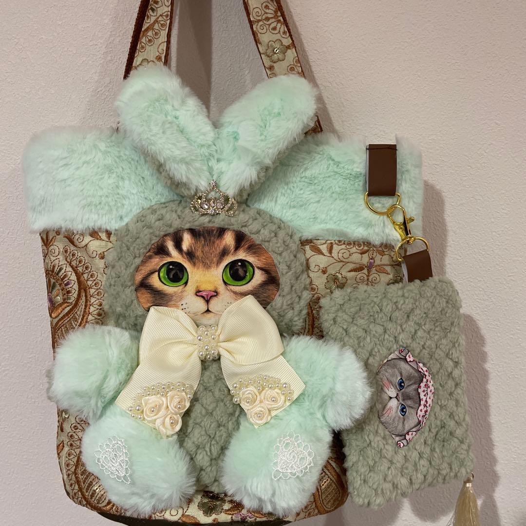 あ*き様 コヤンイサムチョン　うさぎサンダーちゃん円底トートバッグ