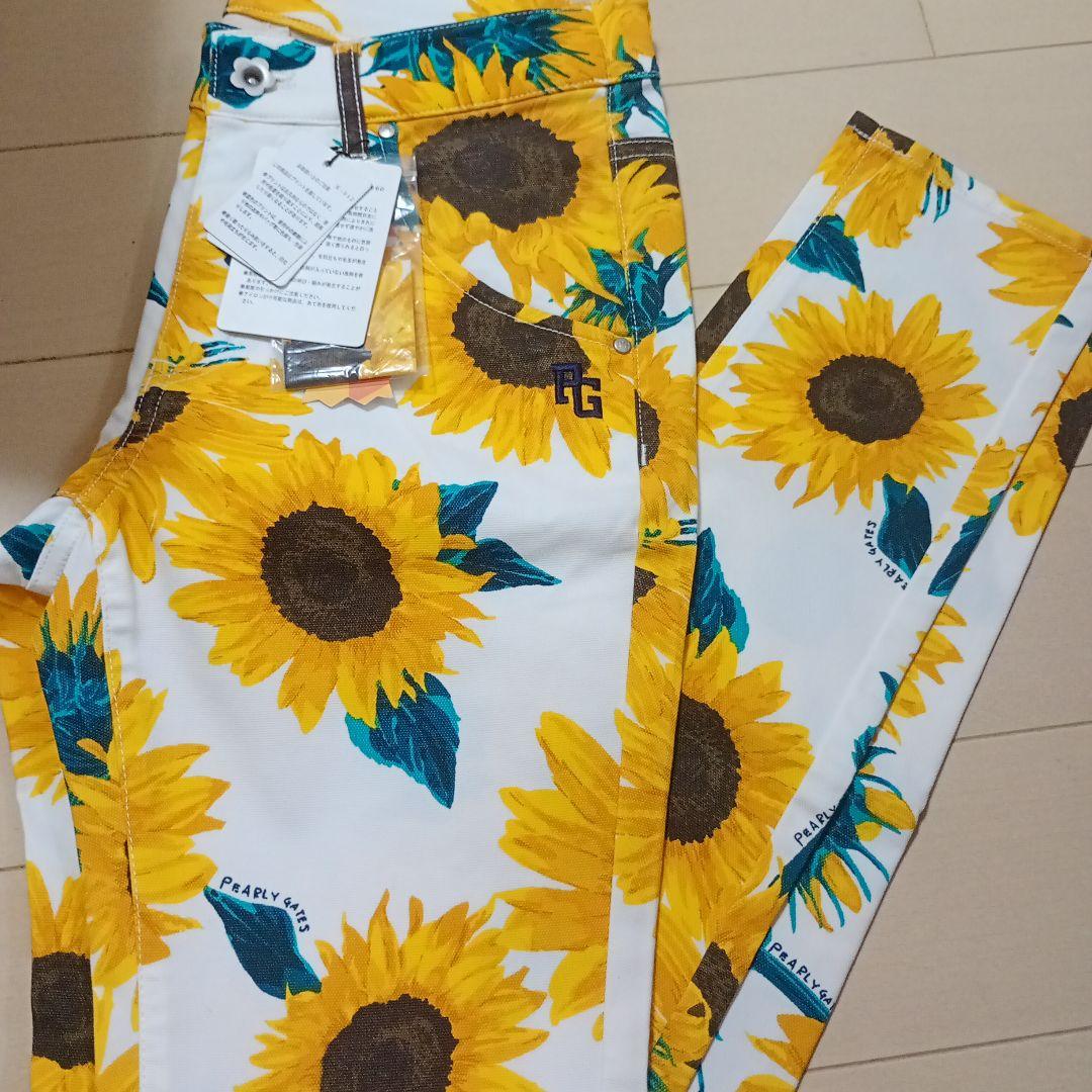 パーリーゲイツレディース可愛いひまわりパンツサイズ00