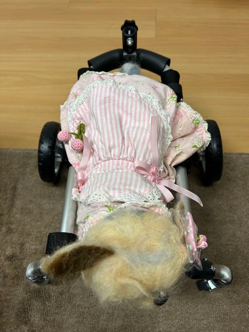 美品♡犬の歩行器＆手押し棒付き