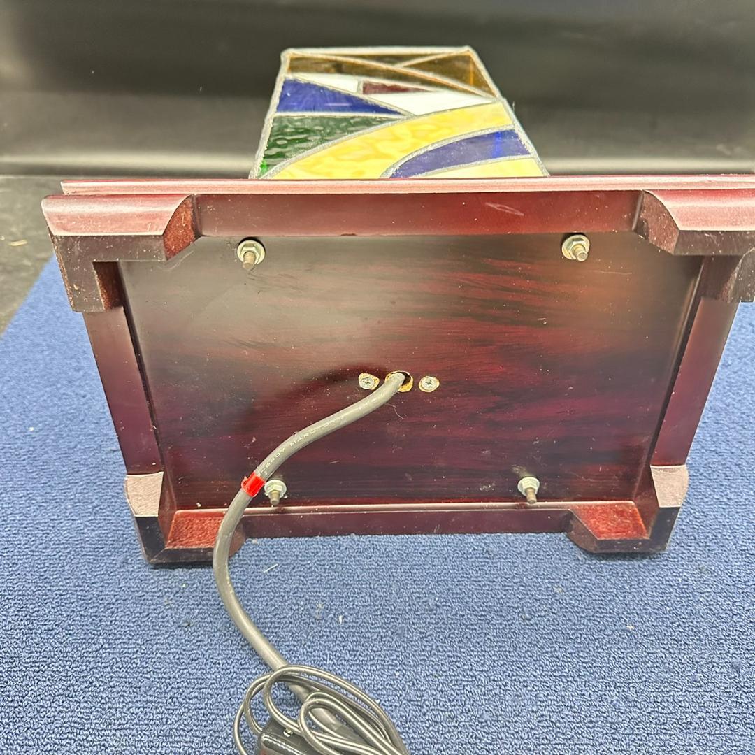 昭和　レトロ　ステンドグラス　ランプ　フロアランプ　卓上照明