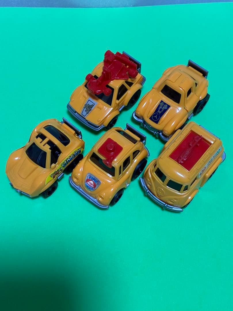 チョロQ、A品番・5台セット・オレンジ色です。