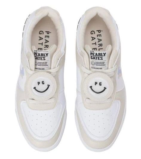 即発送対応●23-24.5cm展開●ゴルフシューズホワイト/イエロー