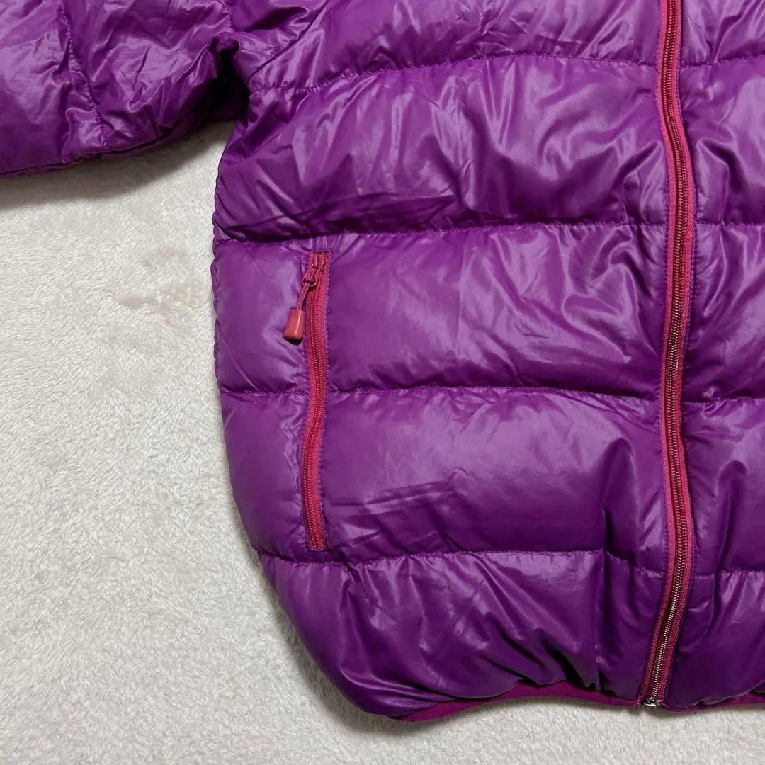 y2k 短丈 mont-bell down jacket パープル 収納袋付き!