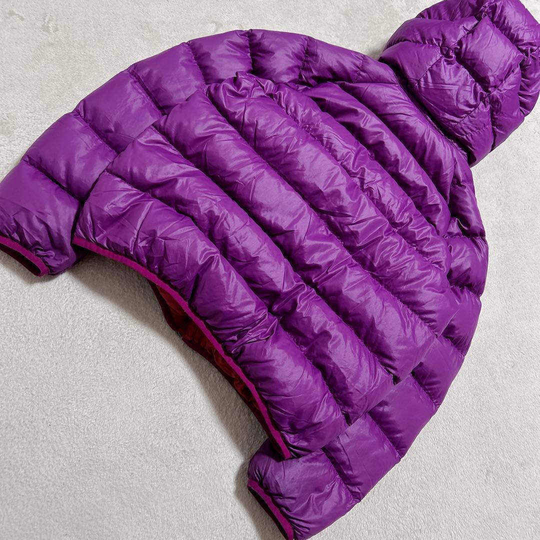 y2k 短丈 mont-bell down jacket パープル 収納袋付き!