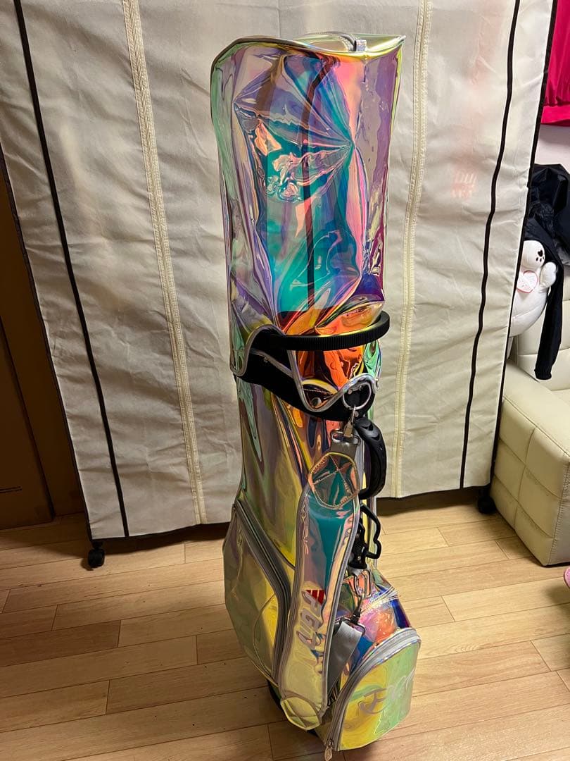 PGM 虹色 オーロラ　スタンドキャディバッグ