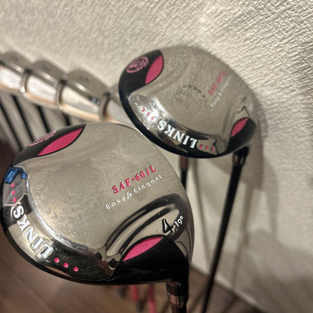 レディース ゴルフクラブセット LINKS SAF-601L 10本 初心者