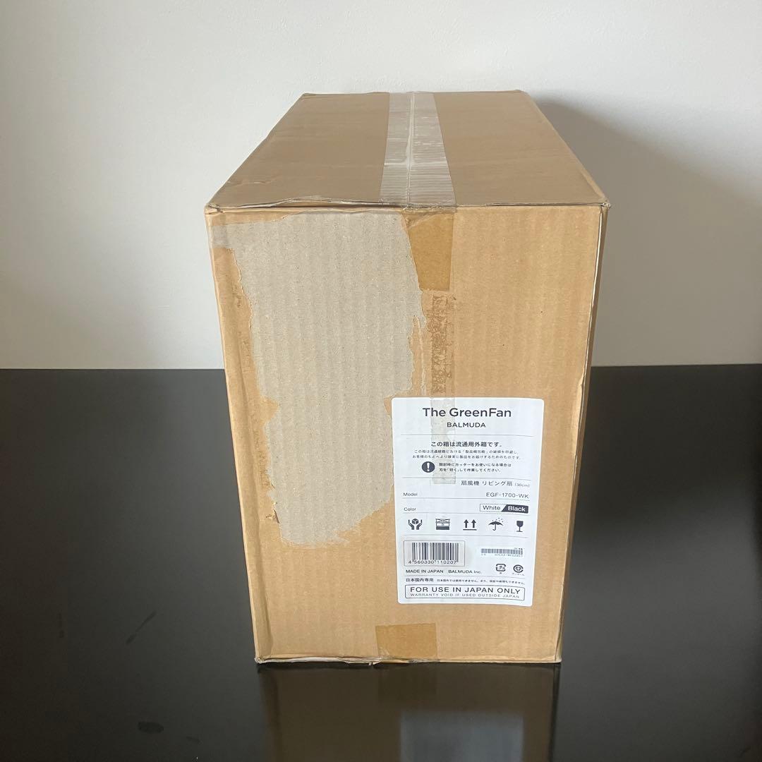 新品・未使用・未開梱バルミューダThe GreenFan EGF-1700-WK