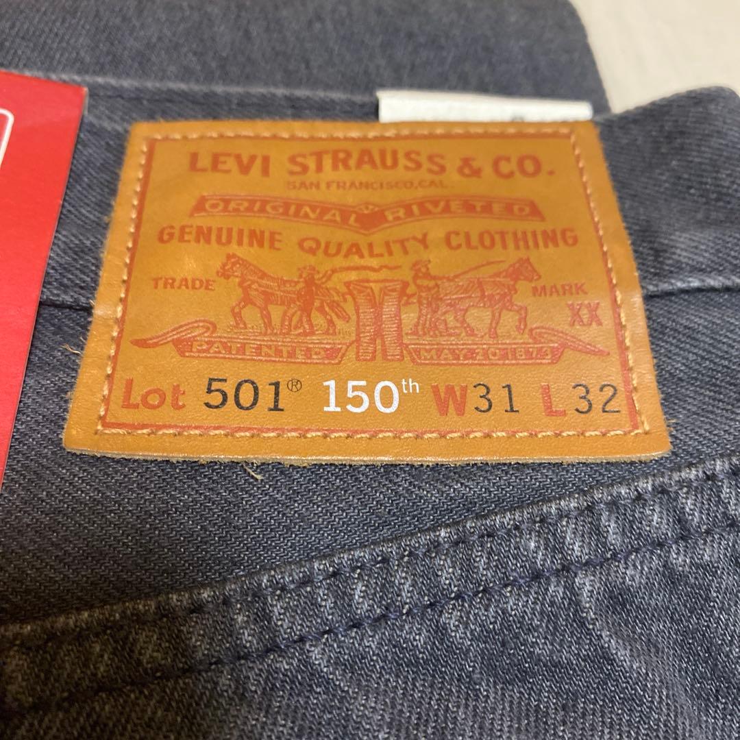 新品未使用LEVI'S 501 セルビッジデニム ブラック