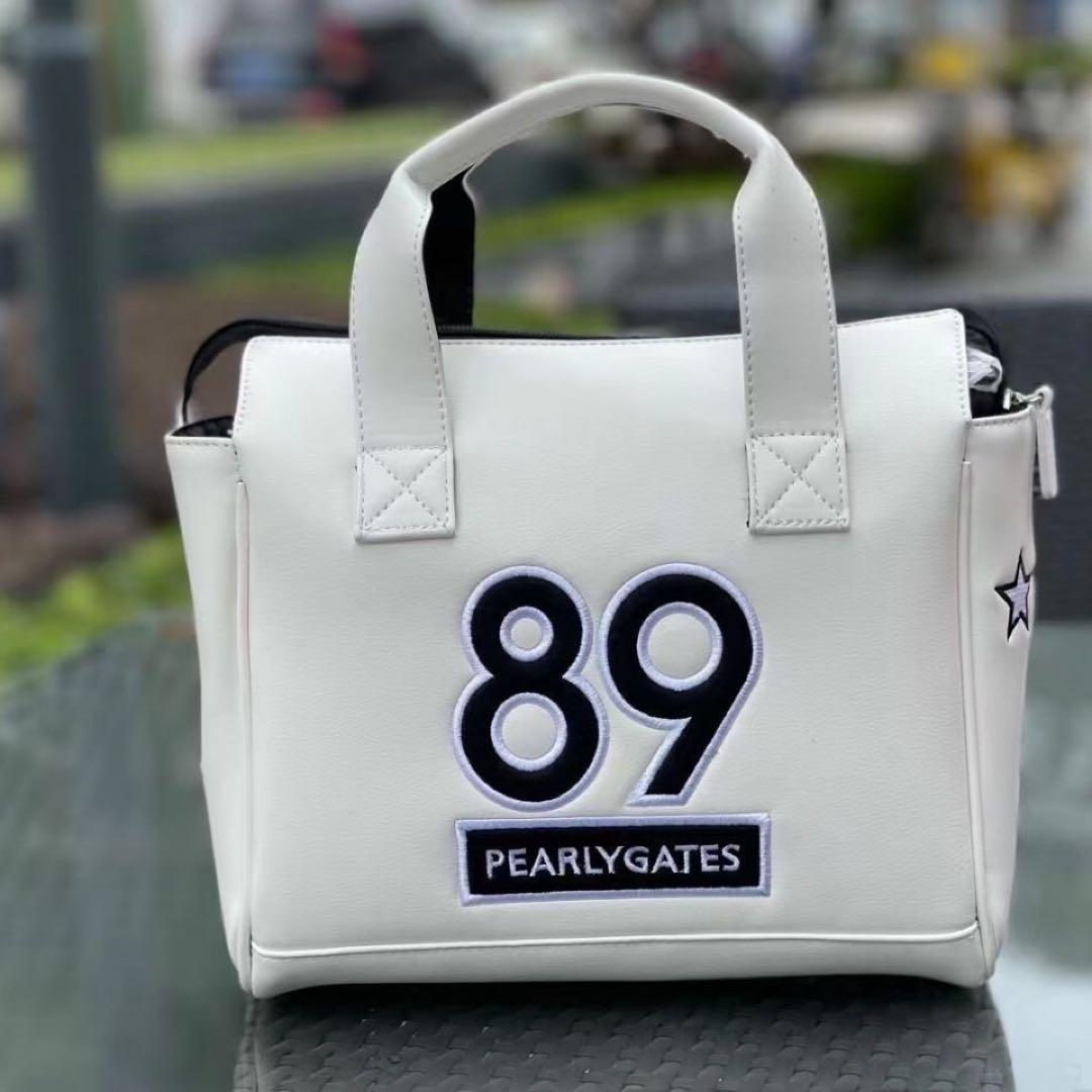 PEARLY GATES トートバッグ ホワイト