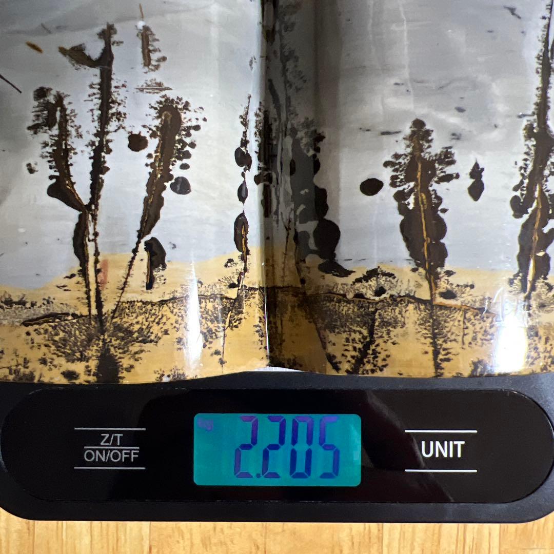 ⬛︎【１点もの】ピクチャージャスパー　天然石　ブックスタイル　自然風景模様　台座付