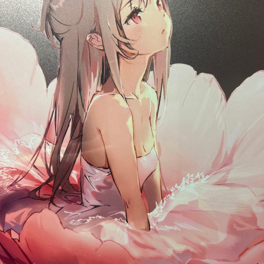 アールビバン 版画 Anmi ME版 夢見るフラミンゴ ミクスドメディア