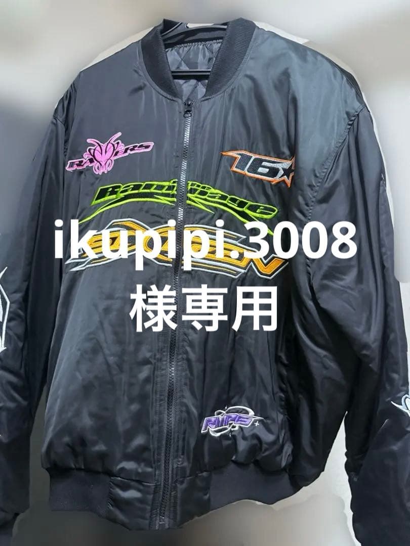 THERAMPAGE 16boosterz ワッペンジャケット