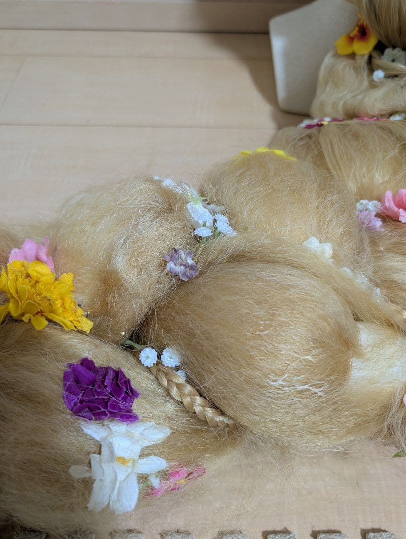 ラプンツェル　ウィッグ　Dハロ　仮装　コスプレ